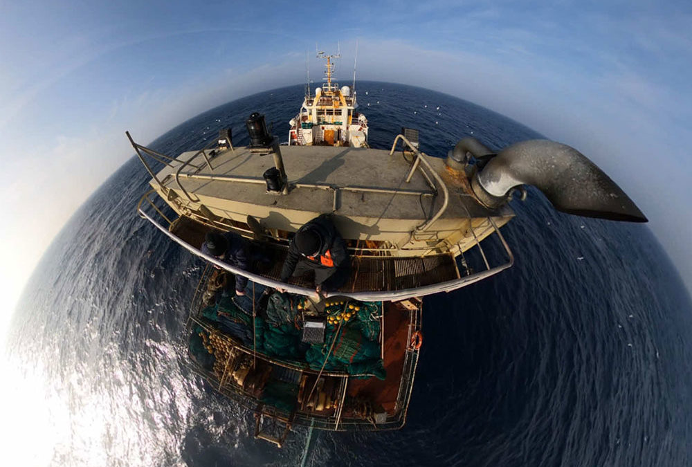 Reportage photos et vidéos en 360° à bord d’un navire de pêche