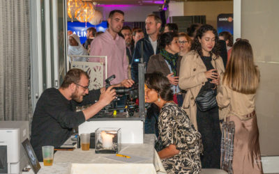 Photo d’iris lors d’un évènement d’entreprise